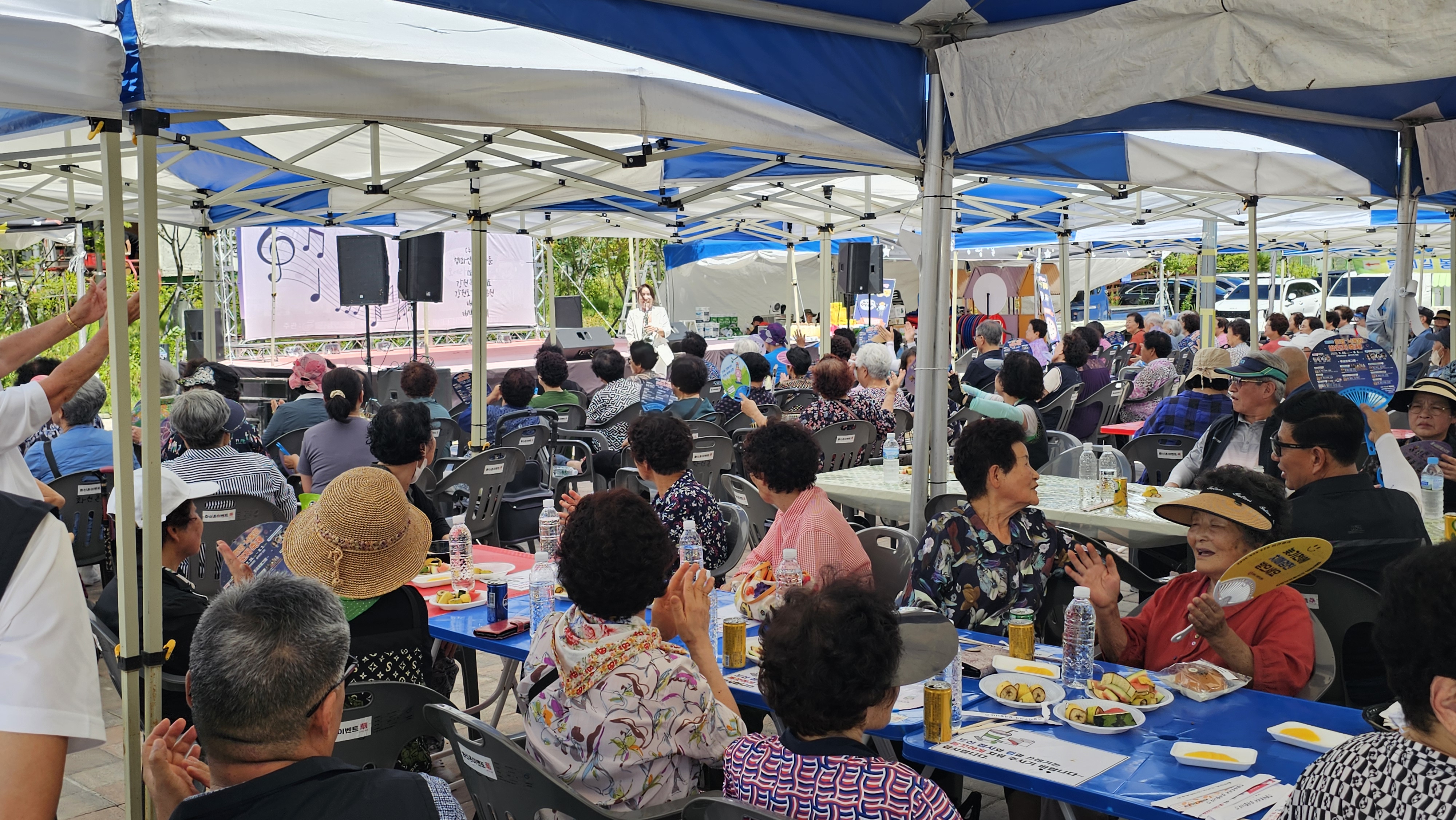 장성중앙시장조합, 2025년 장성동 경로잔치 행사 개최 이미지 1